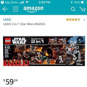 Star Wars Legos *new in box*